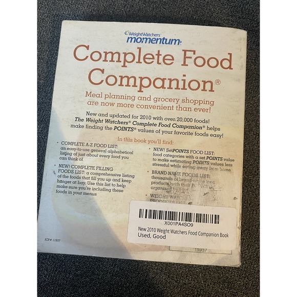 Weight Watchers Momentum Complete Food Companion 2010 Edition - Picture 8 of 8